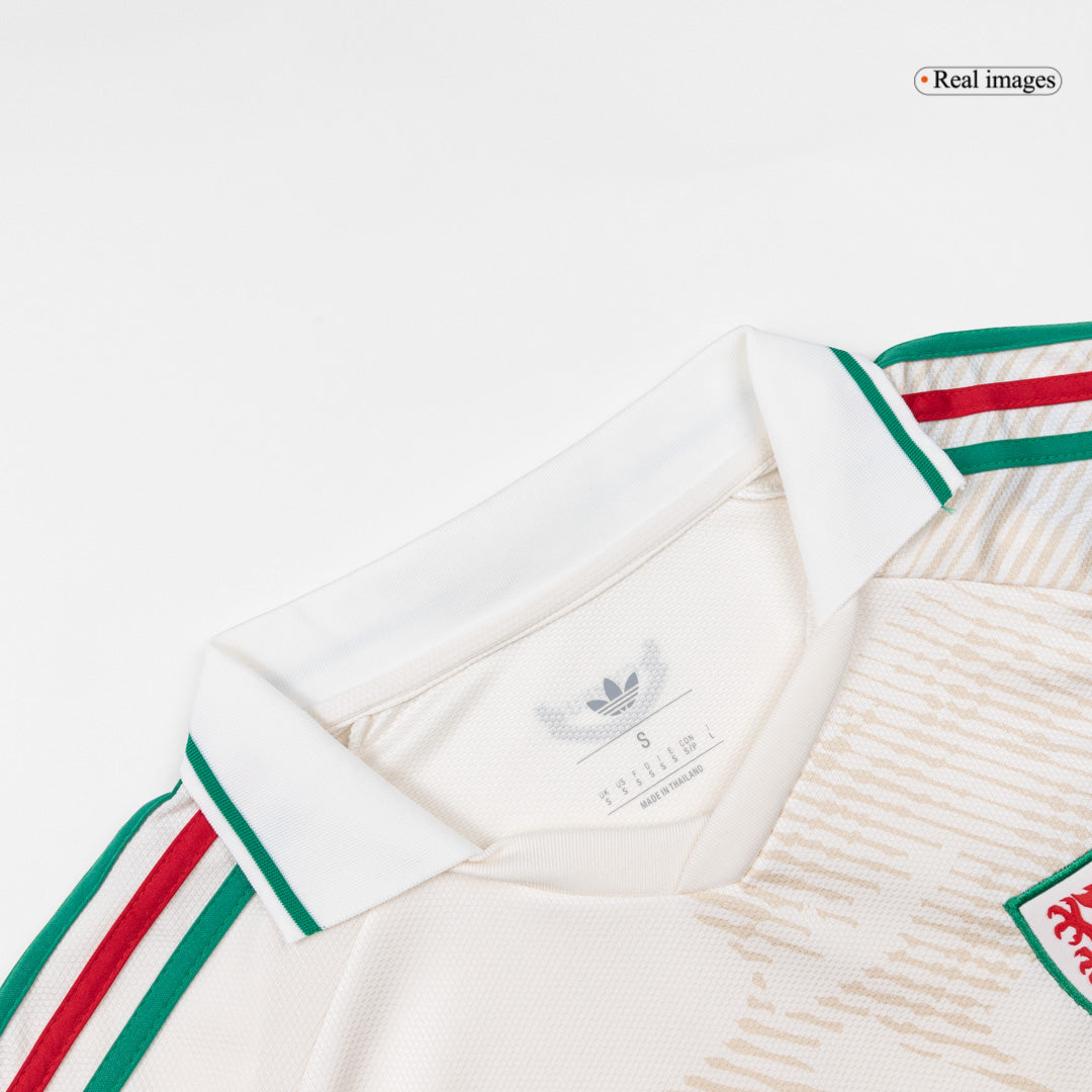 Wales Mens Away Soccer Jersey World Cup 2026 White