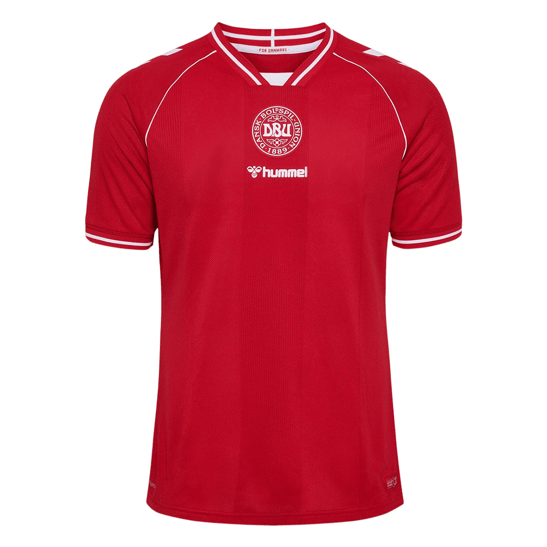 Denmark Mens Home Soccer Jersey World Cup 2026 Red