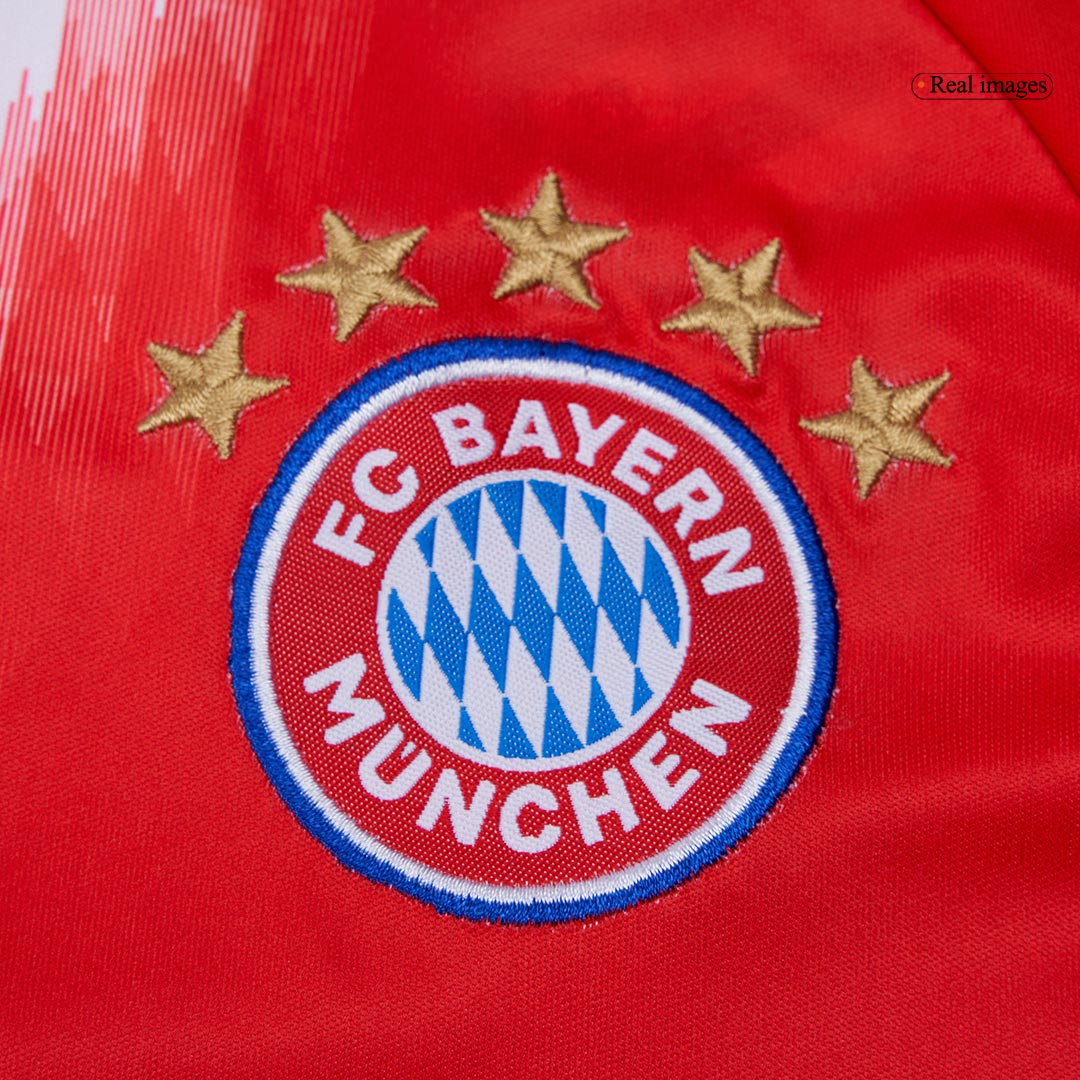 Bayern Munich Kids Home Soccer Kit 2025/26 Red