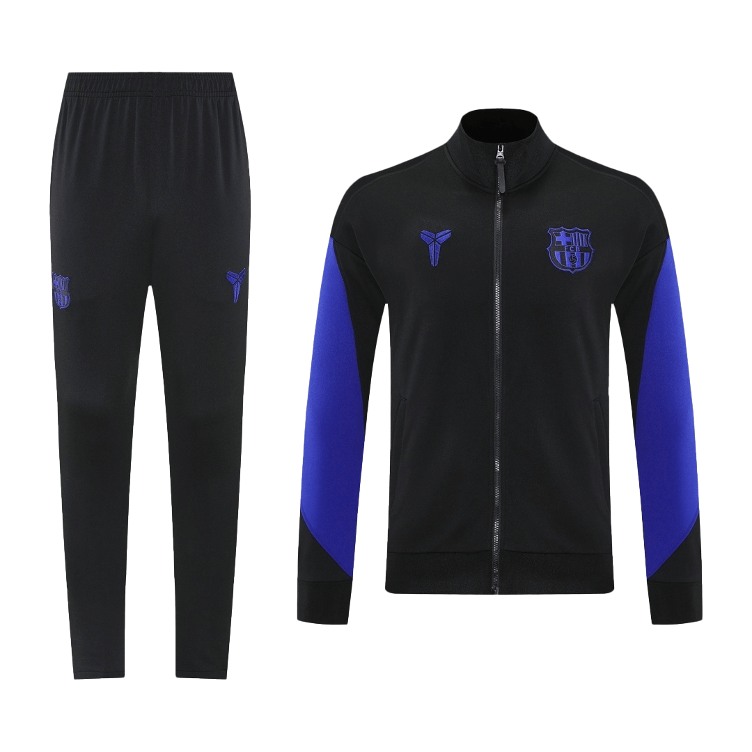 Barcelona Mens Home Training Tracksuit Kit 2025/26 Black&Purple