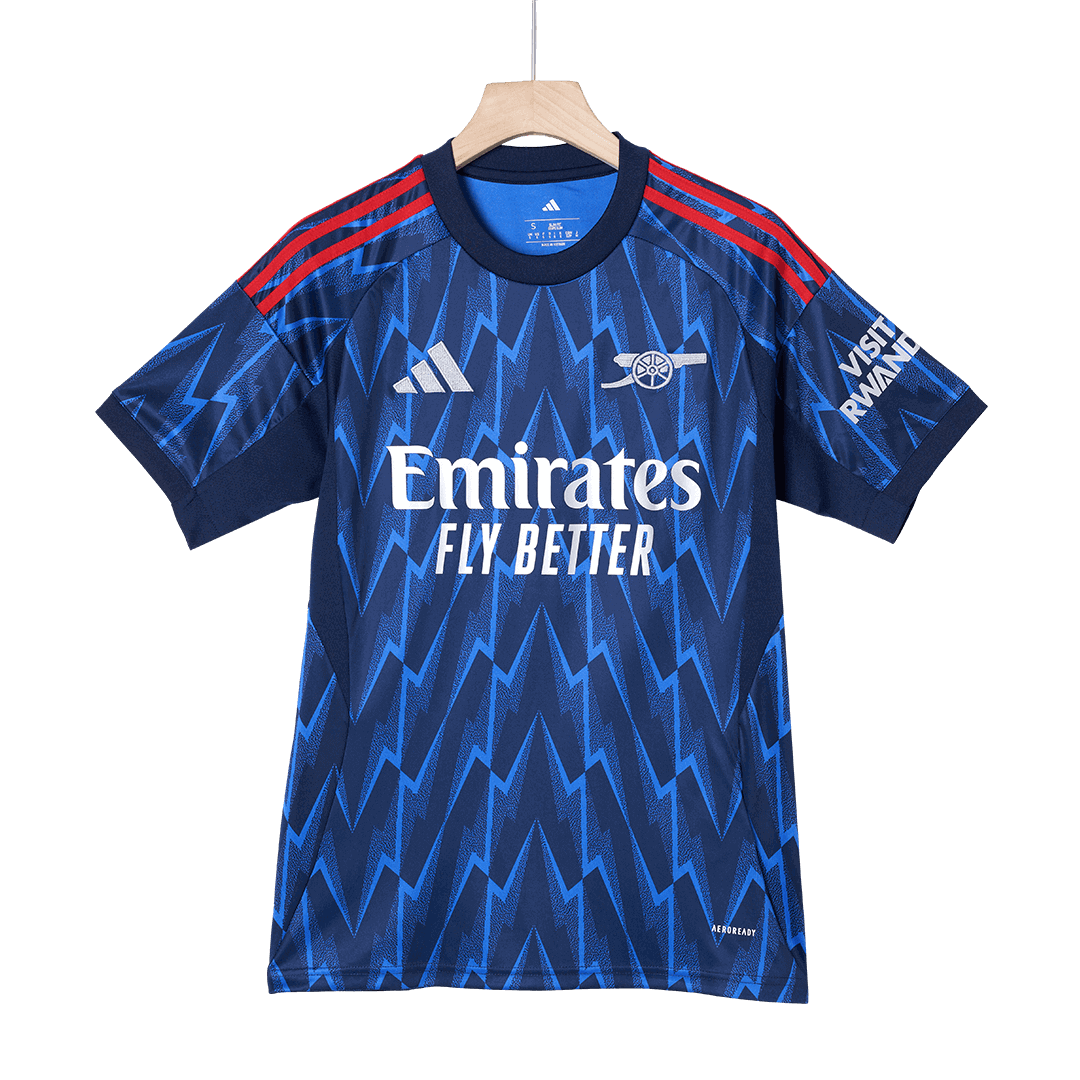 SAKA #7 Arsenal Mens Away Soccer Jersey 2025/26 Blue