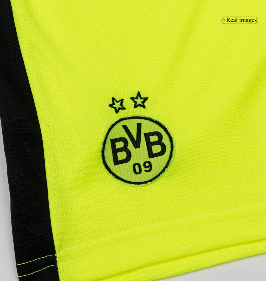 Borussia Dortmund Kids Away Soccer Kit 2025/26 Gray
