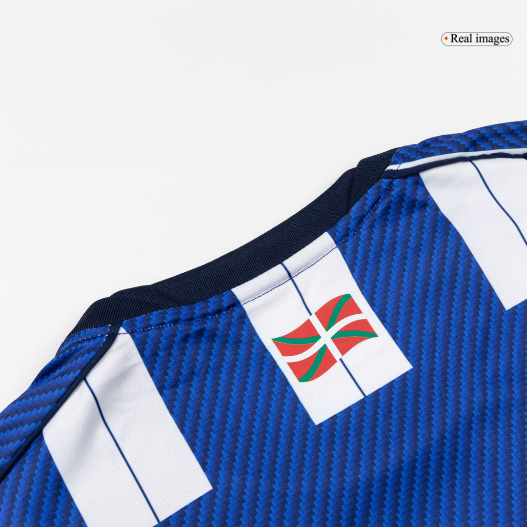 Real Sociedad Mens Home Soccer Jersey 2025/26 Blue&White
