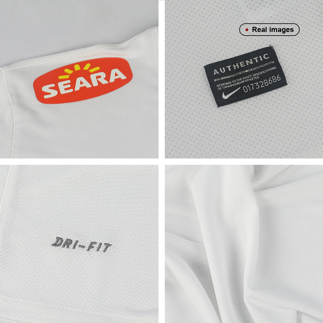 Retro Santos FC Mens Home Soccer Jersey 2011/12 White
