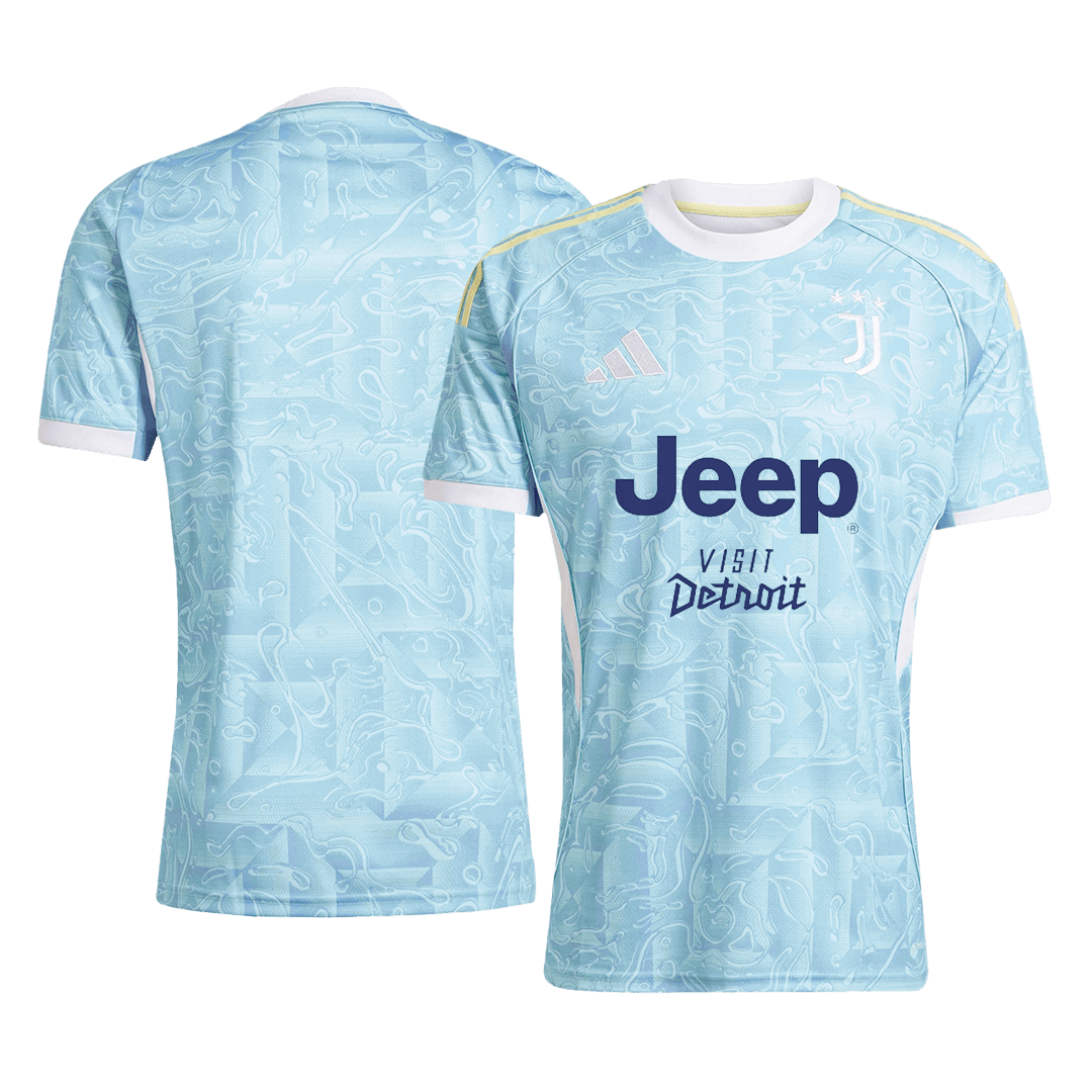 Juventus Mens Away Soccer Jersey 2025/26 Blue