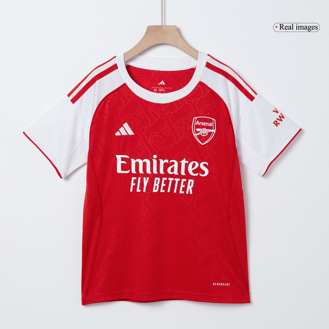 Arsenal Kids Home Soccer Full Set 2025/26 Red