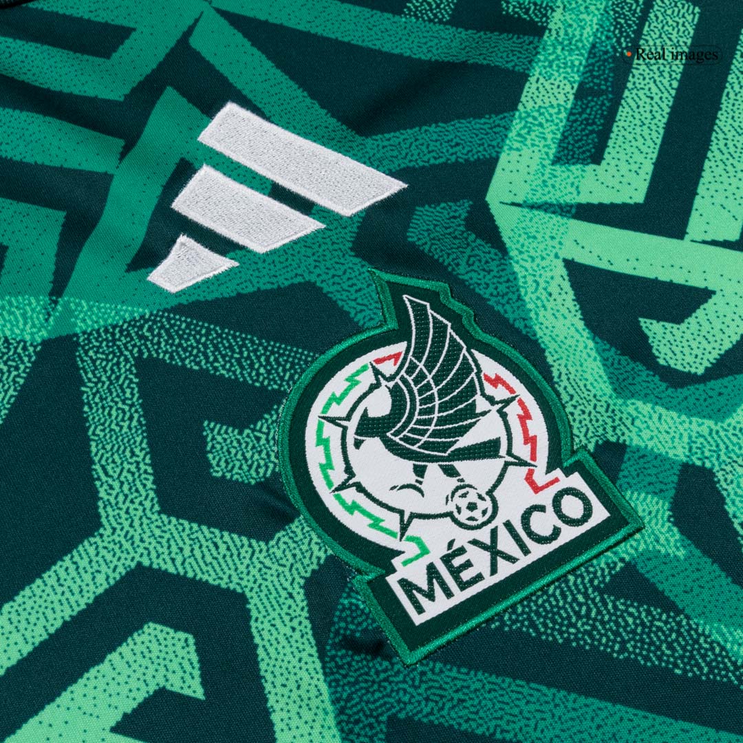 Mexico Mens Pre-Match Soccer Jersey World Cup 2026 Green