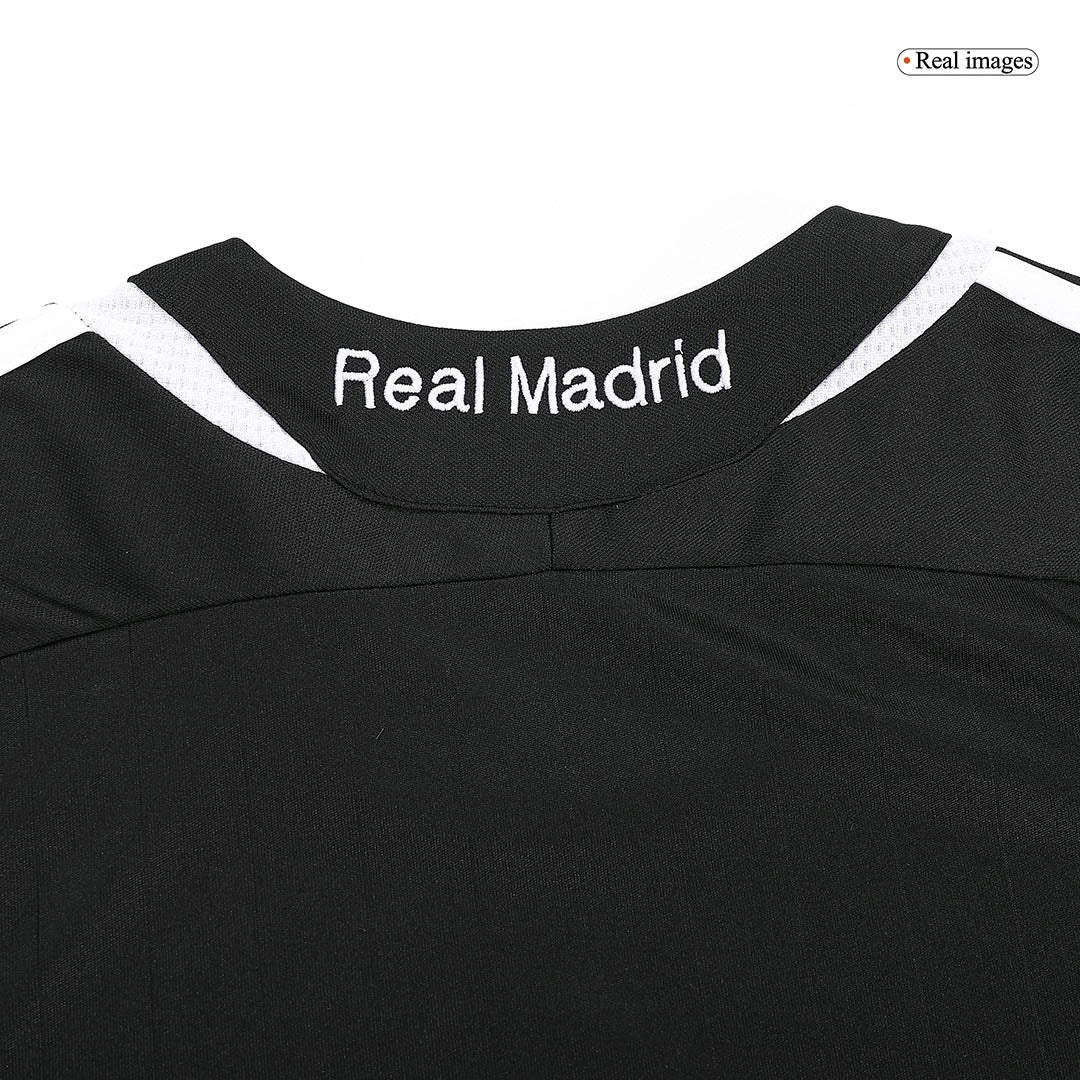 Retro Real Madrid Mens Away Soccer Jersey 2006/07 Black