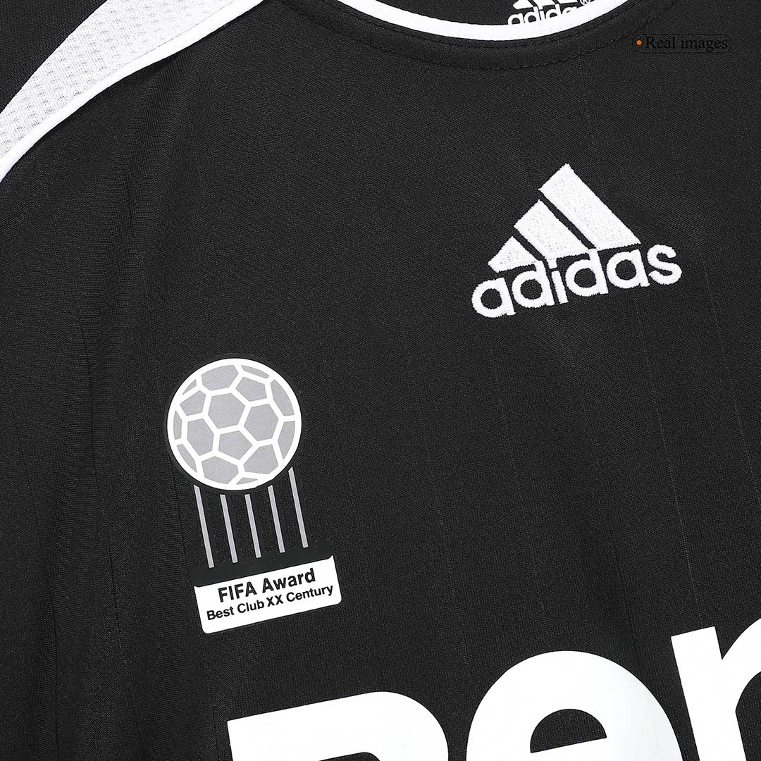 Retro Real Madrid Mens Away Soccer Jersey 2006/07 Black