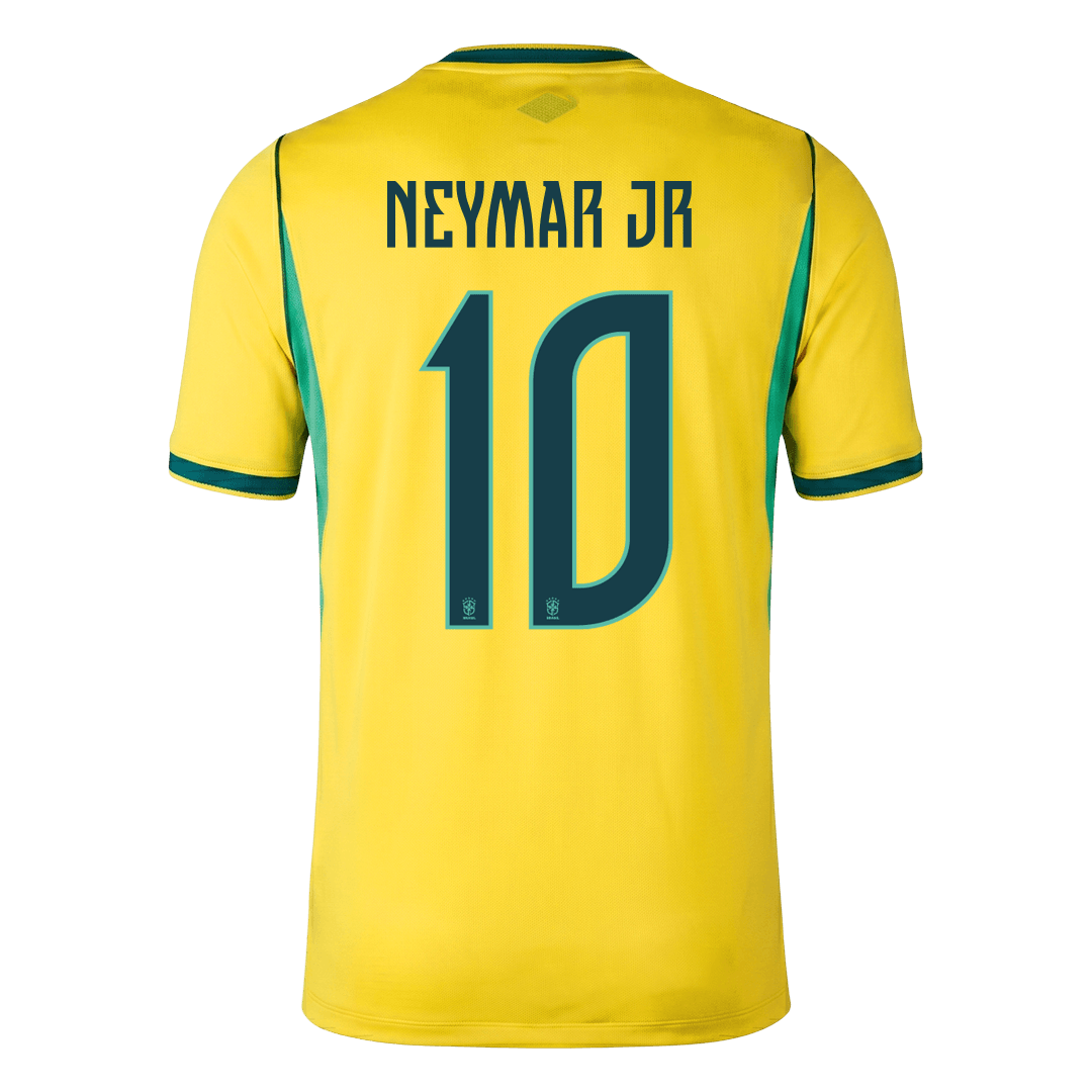 NEYMAR JR #10 Brazil Mens Home Soccer Jersey World Cup 2026 Yellow [PREMIUM]