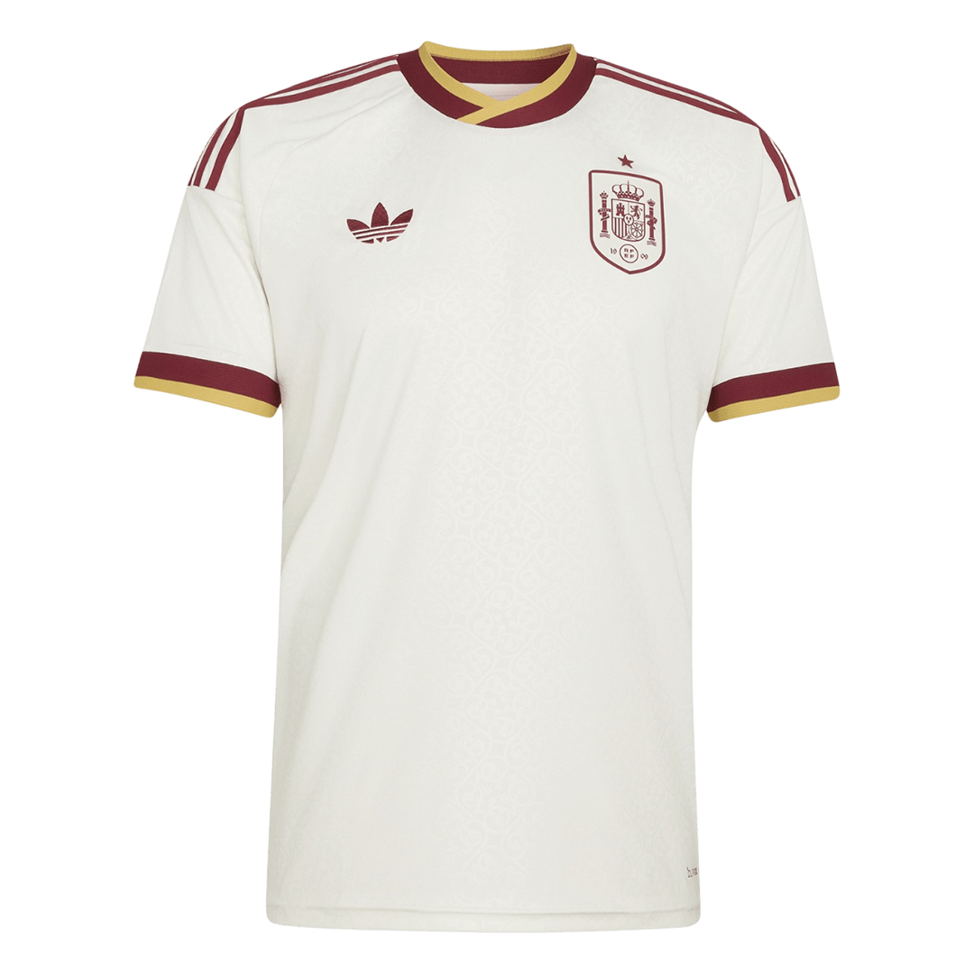 Spain Mens Away Soccer Jersey World Cup 2026 White
