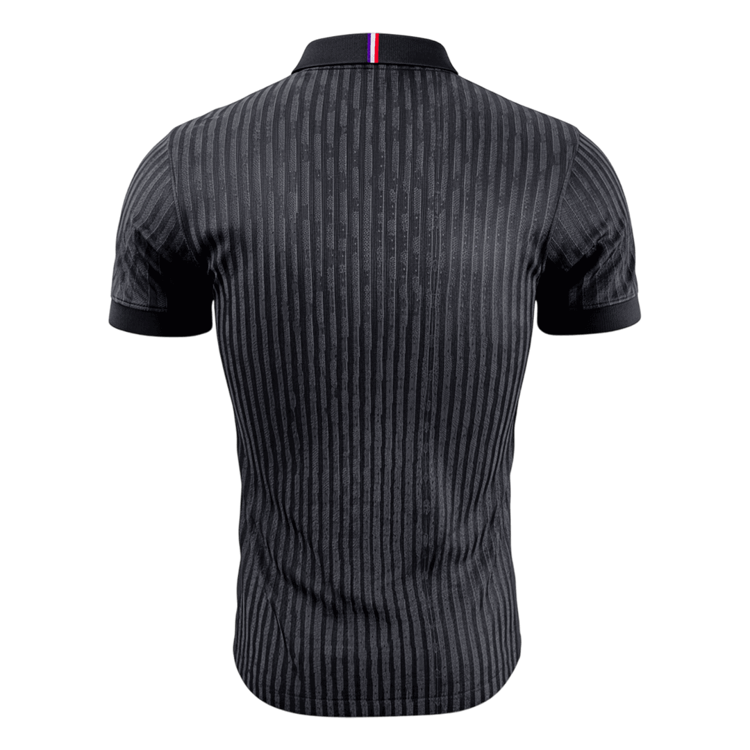 PSG Mens Fourth Away Soccer Jersey 2025/26 Black - Player Version