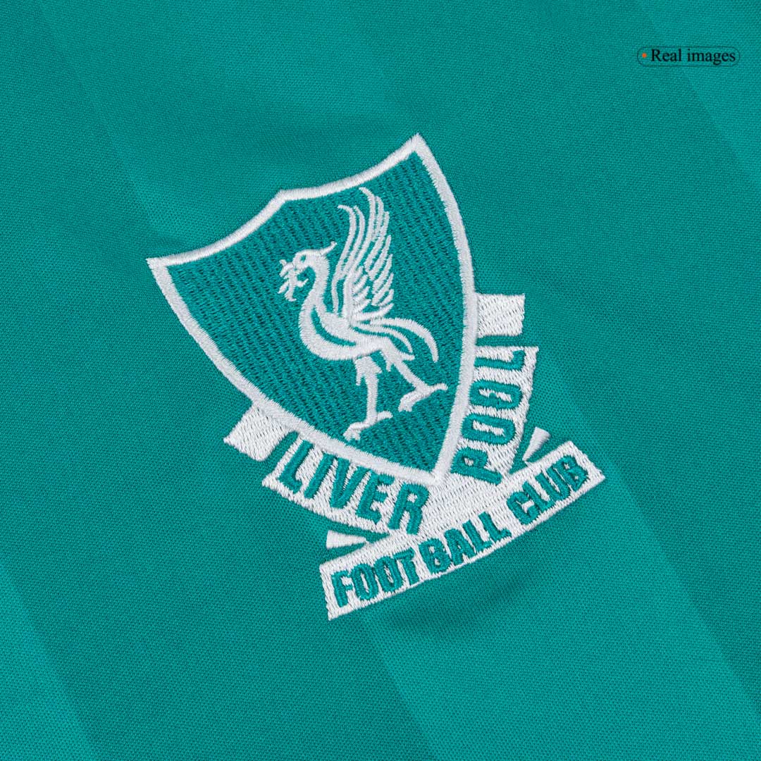Liverpool Mens Third Away Long Sleeve Soccer Jersey 2025/26 Green