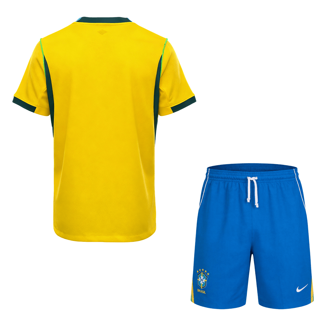 Brazil Mens Home Soccer Kit World Cup 2026 Yellow [PREMIUM]
