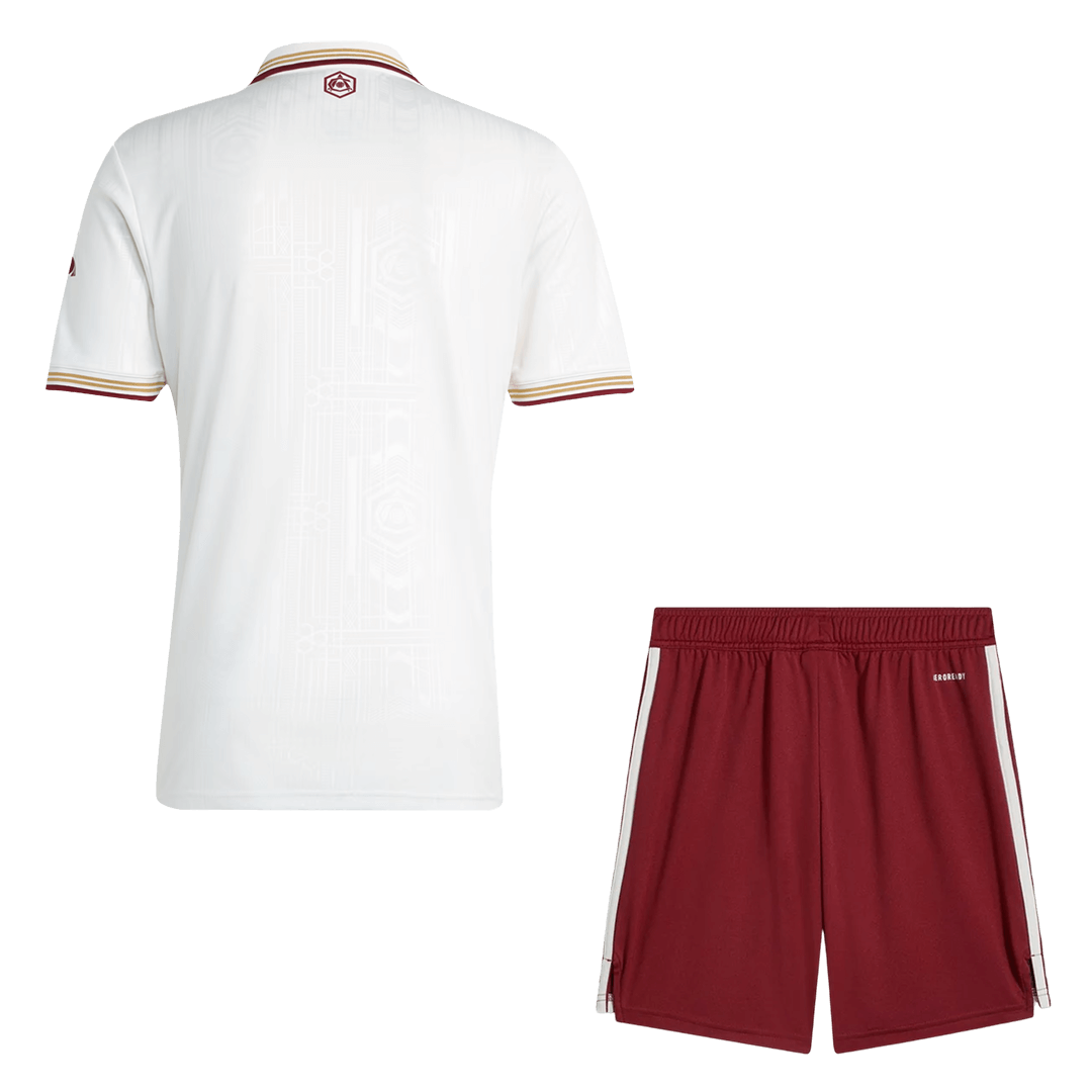 Arsenal Mens Third Away Soccer Kit 2025/26 White