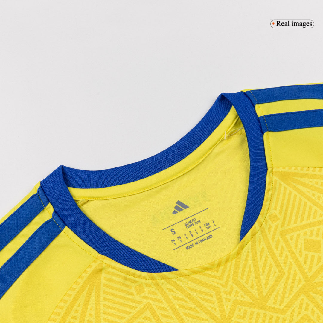 Ukraine Mens Home Soccer Jersey World Cup 2026 Yellow