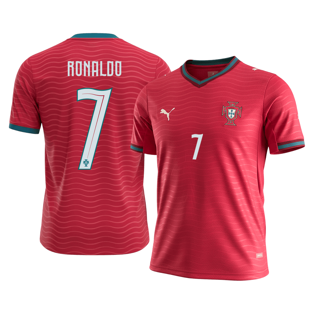 RONALDO #7 Portugal Mens Home Soccer Jersey World Cup 2026 Red [PREMIUM]