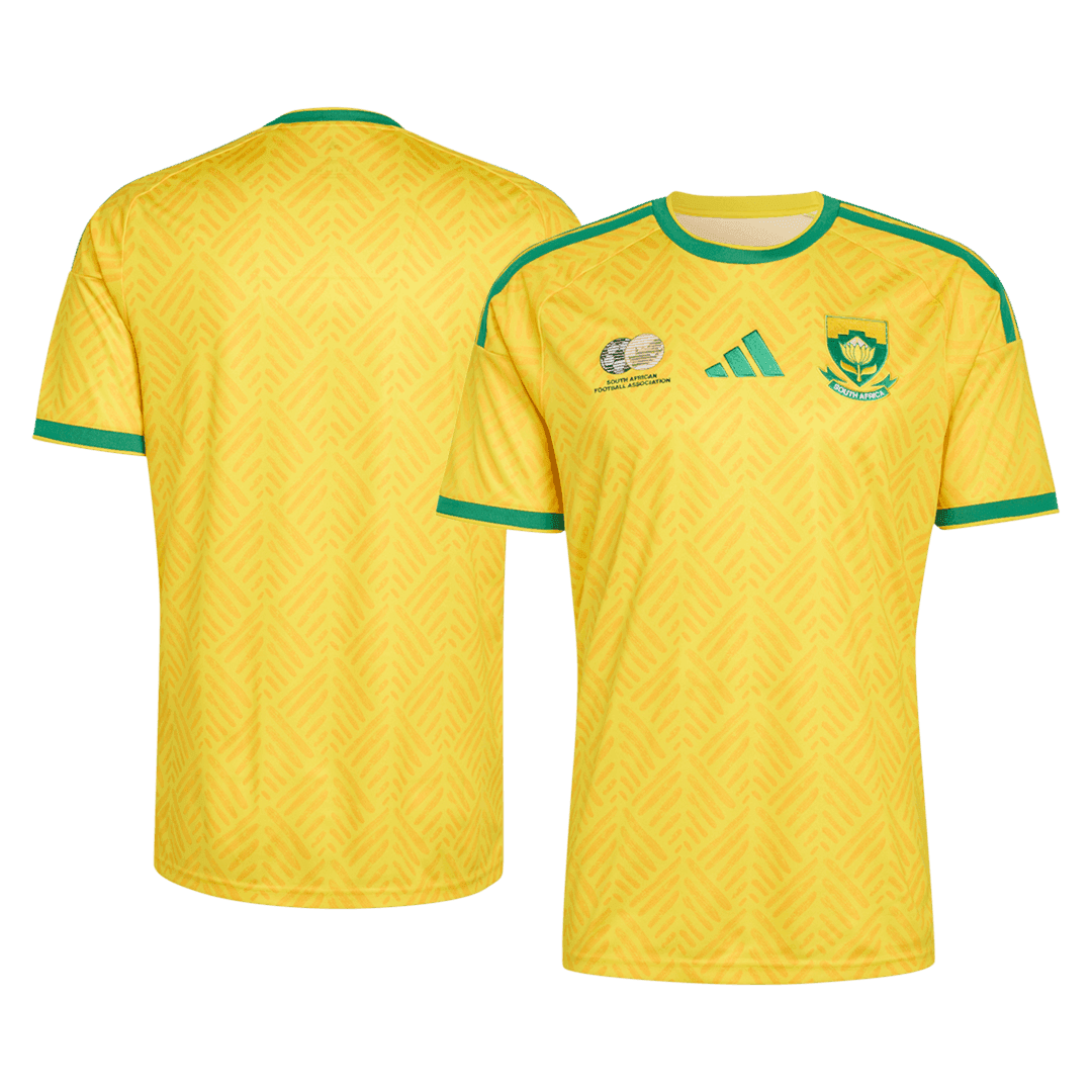 South Africa Mens Home Soccer Jersey World Cup 2026 Yellow