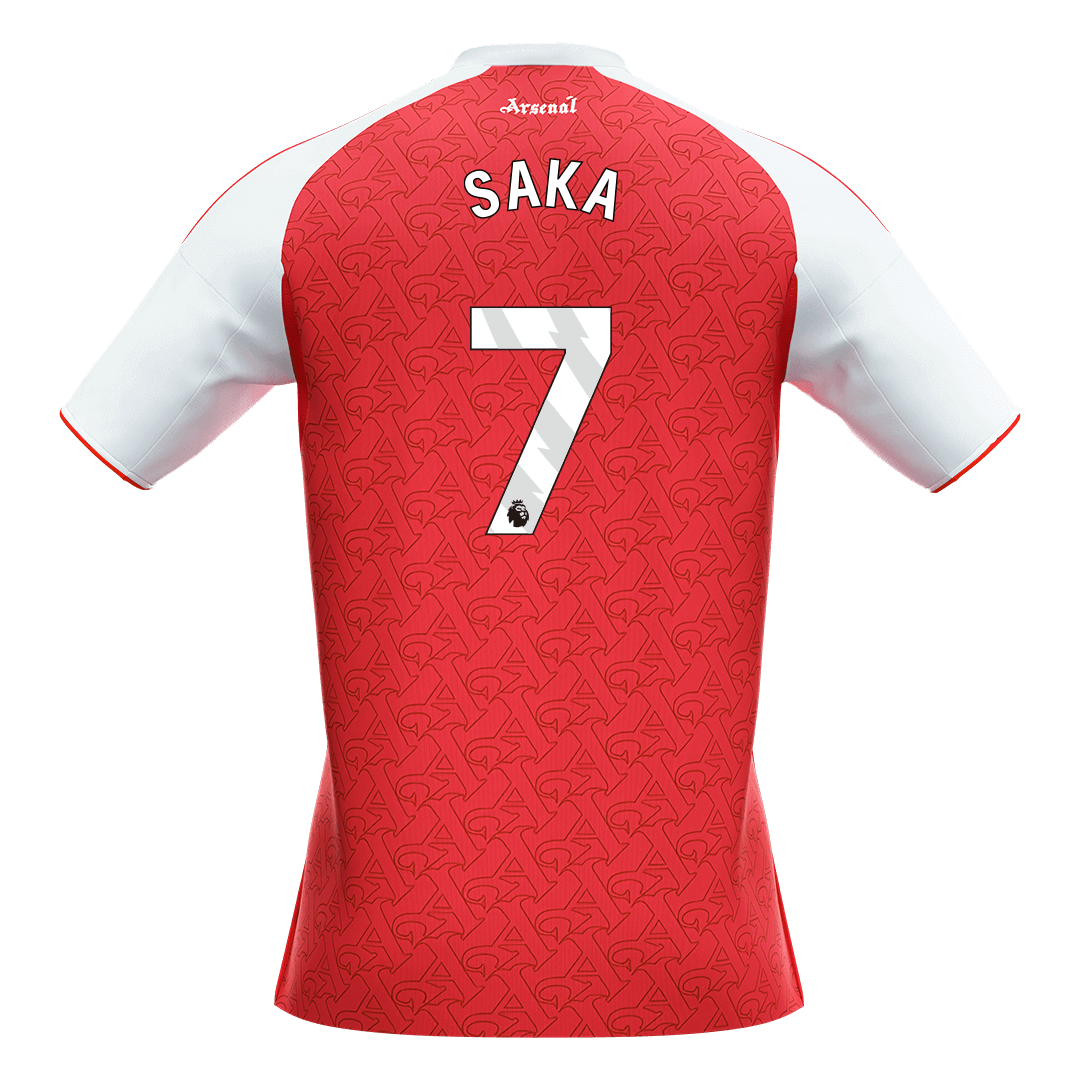 SAKA #7 Arsenal Mens Home Soccer Jersey 2025/26 Red [PREMIUM]