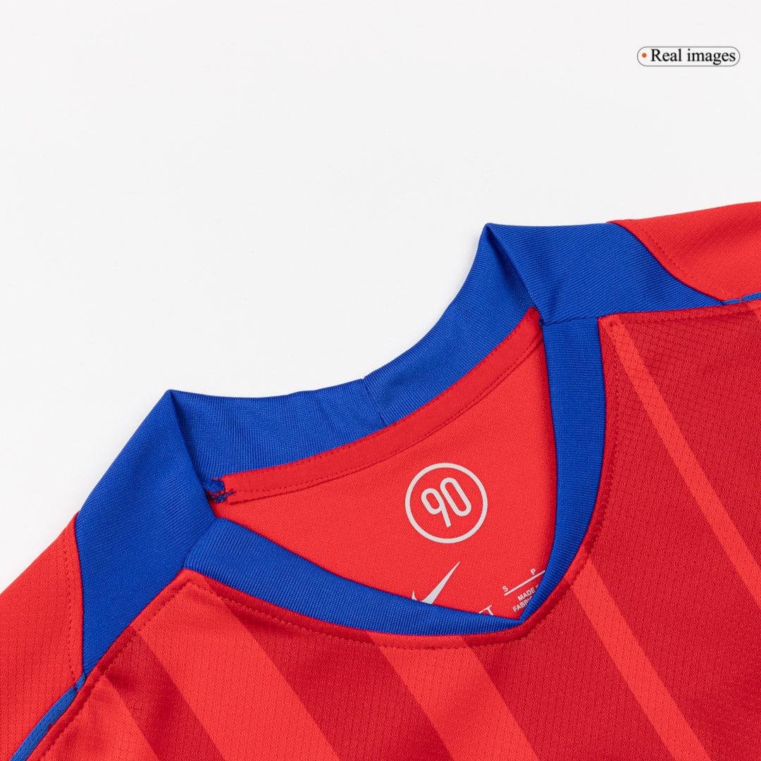 PSG Mens Long Sleeve Soccer Jersey 2025/26 Red
