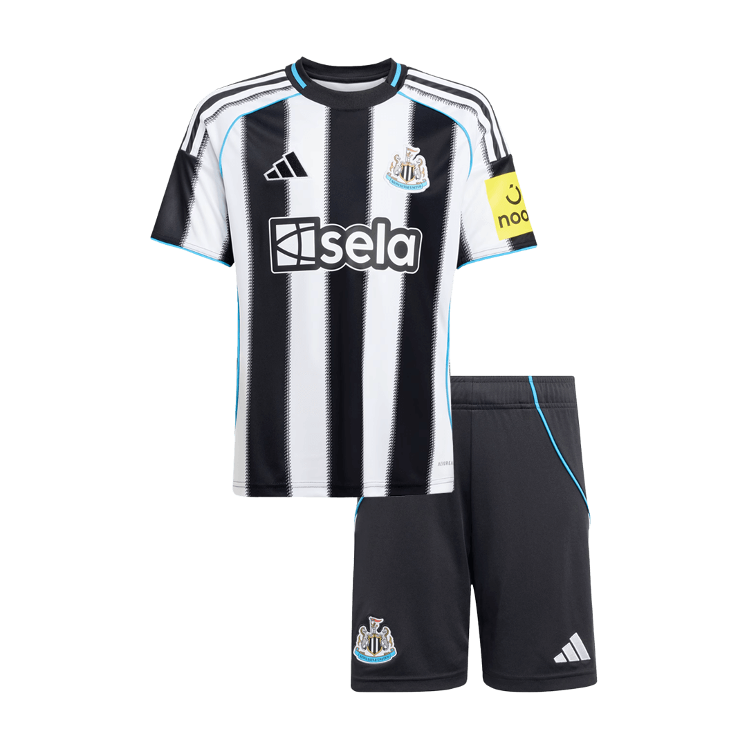 Newcastle United Kids Home Soccer Kit 2025/26 Black&White