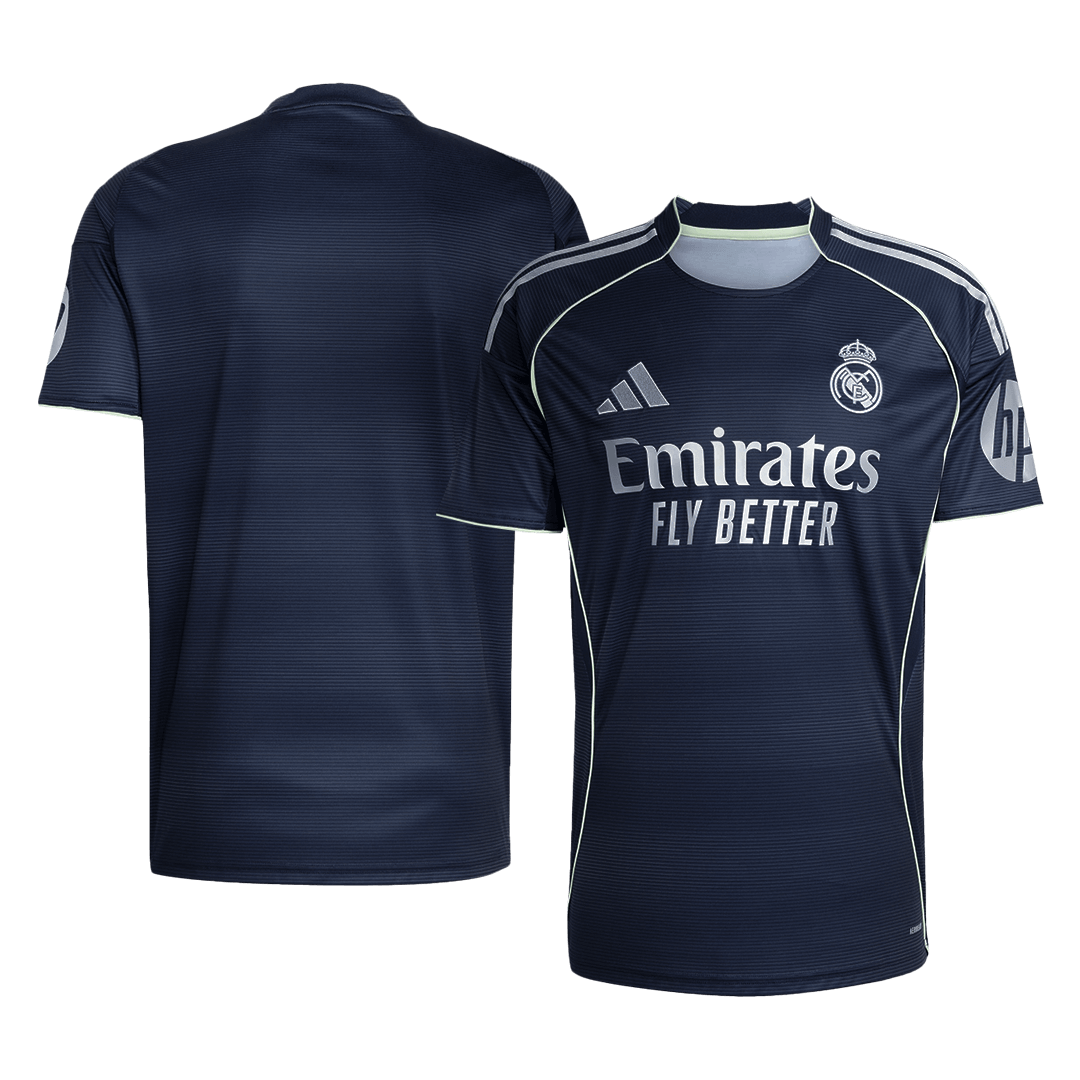 Real Madrid Mens Away Soccer Jersey 2025/26 Navy [PREMIUM]