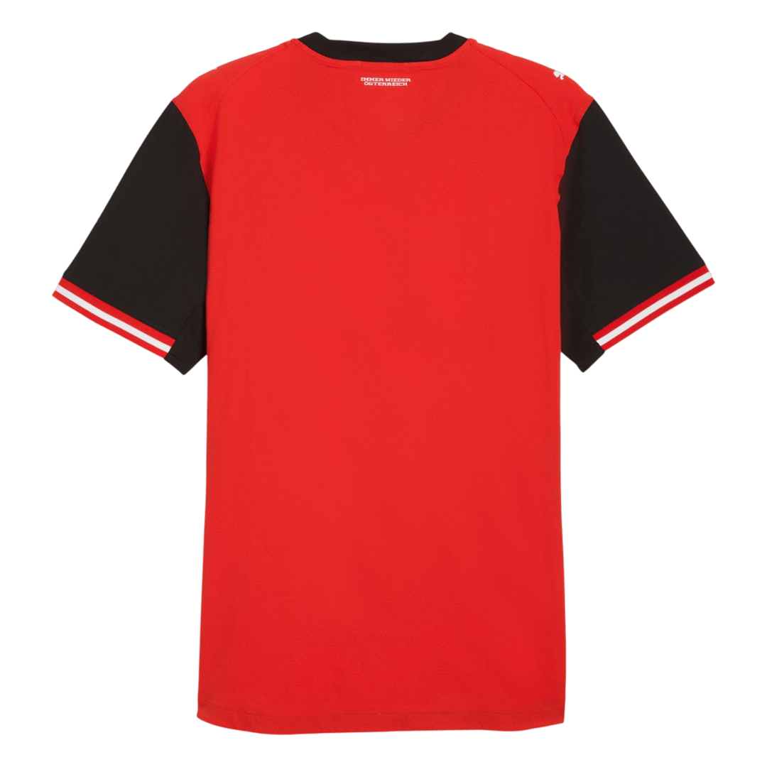 Austria Mens Home Soccer Jersey World Cup 2026 Red - Player Version