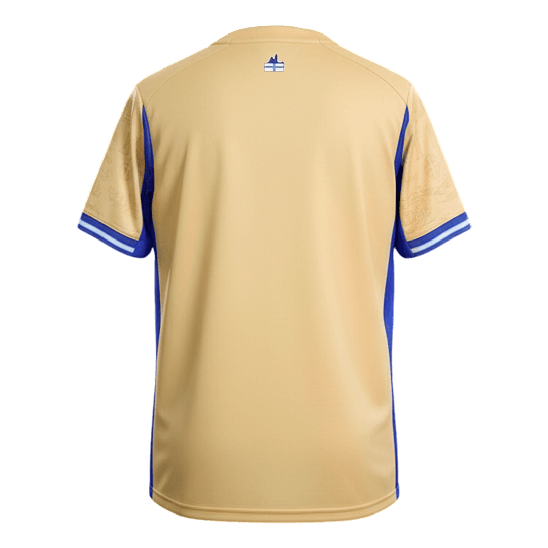 Marseille Mens Fourth Away Soccer Jersey 2025/26 Yellow
