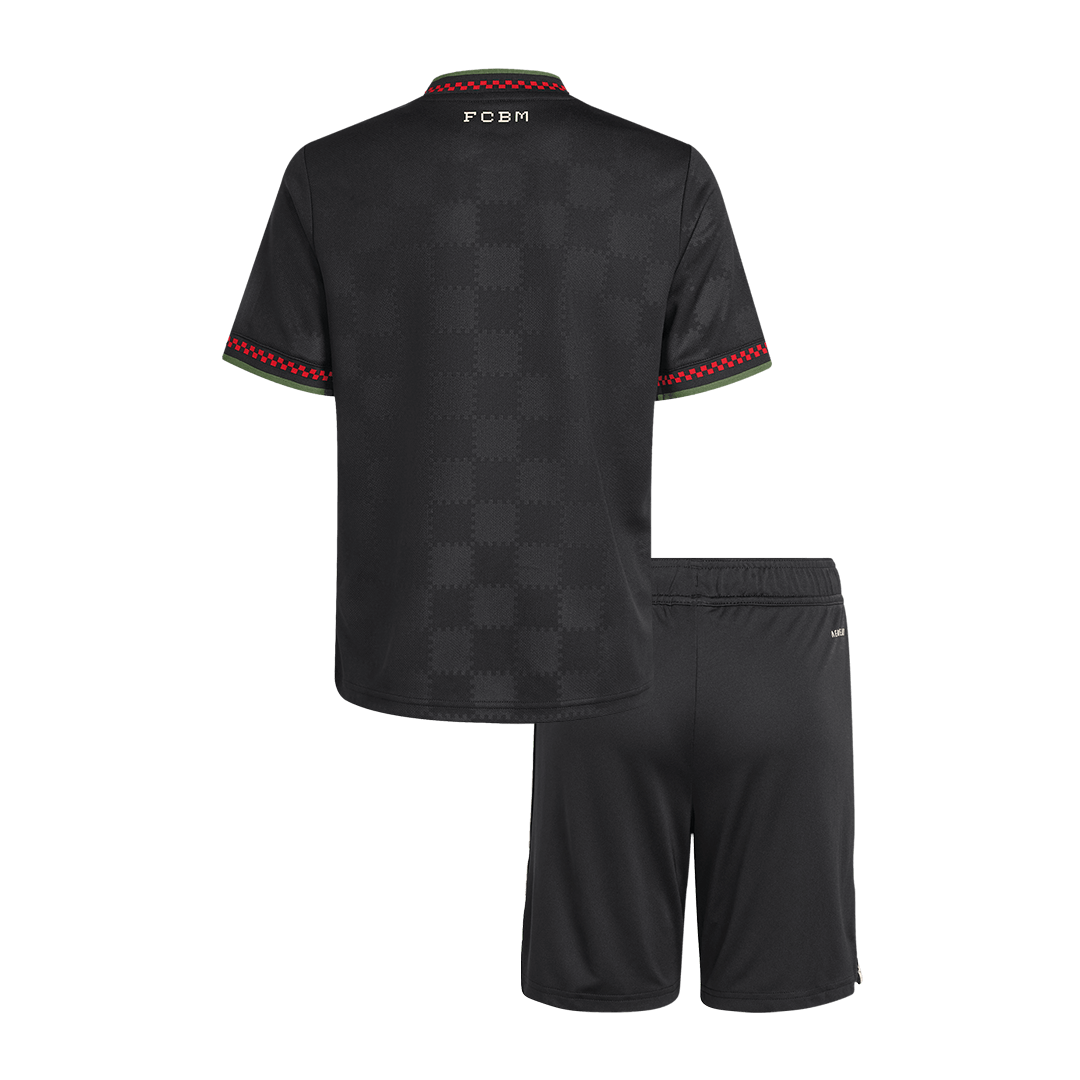 Bayern Munich Kids Third Away Soccer Kit 2025/26 Black