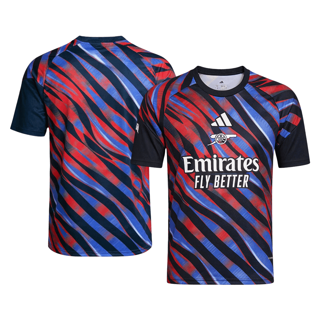 Arsenal Mens Pre-Match Soccer Jersey 2025/26 Blue&Red
