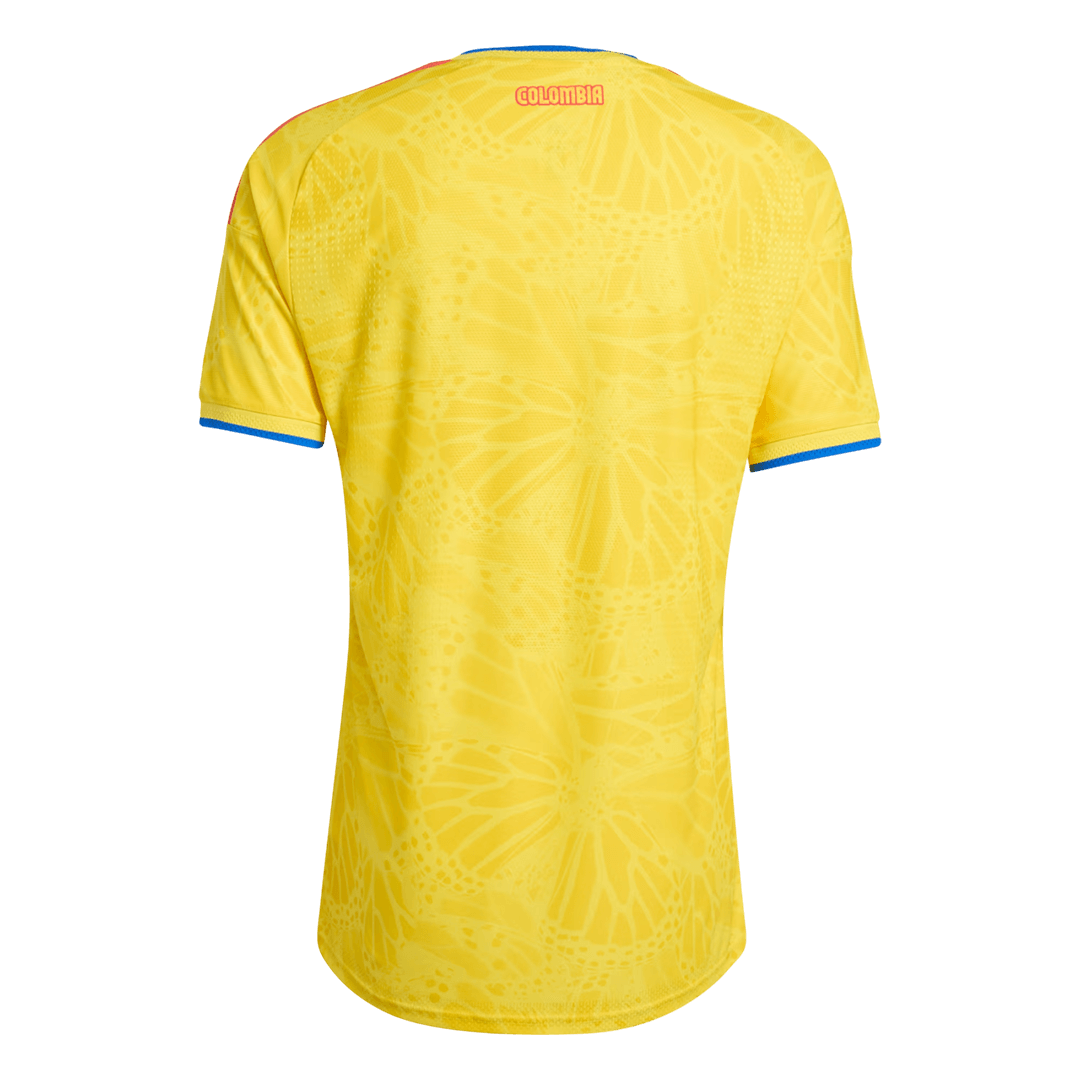 Colombia Mens Home Soccer Jersey World Cup 2026 Yellow - Player Version
