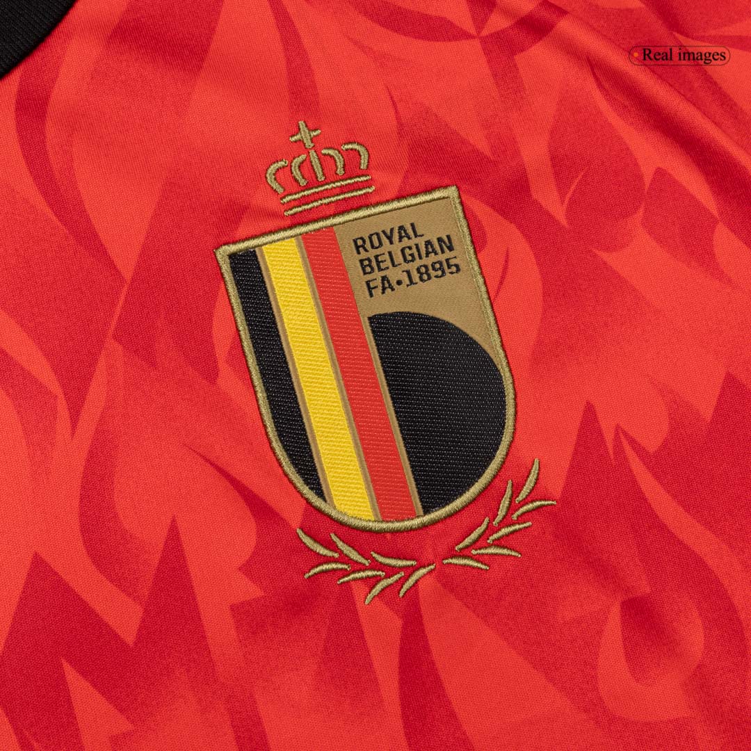 Belgium Mens Home Soccer Kit World Cup 2026 Red