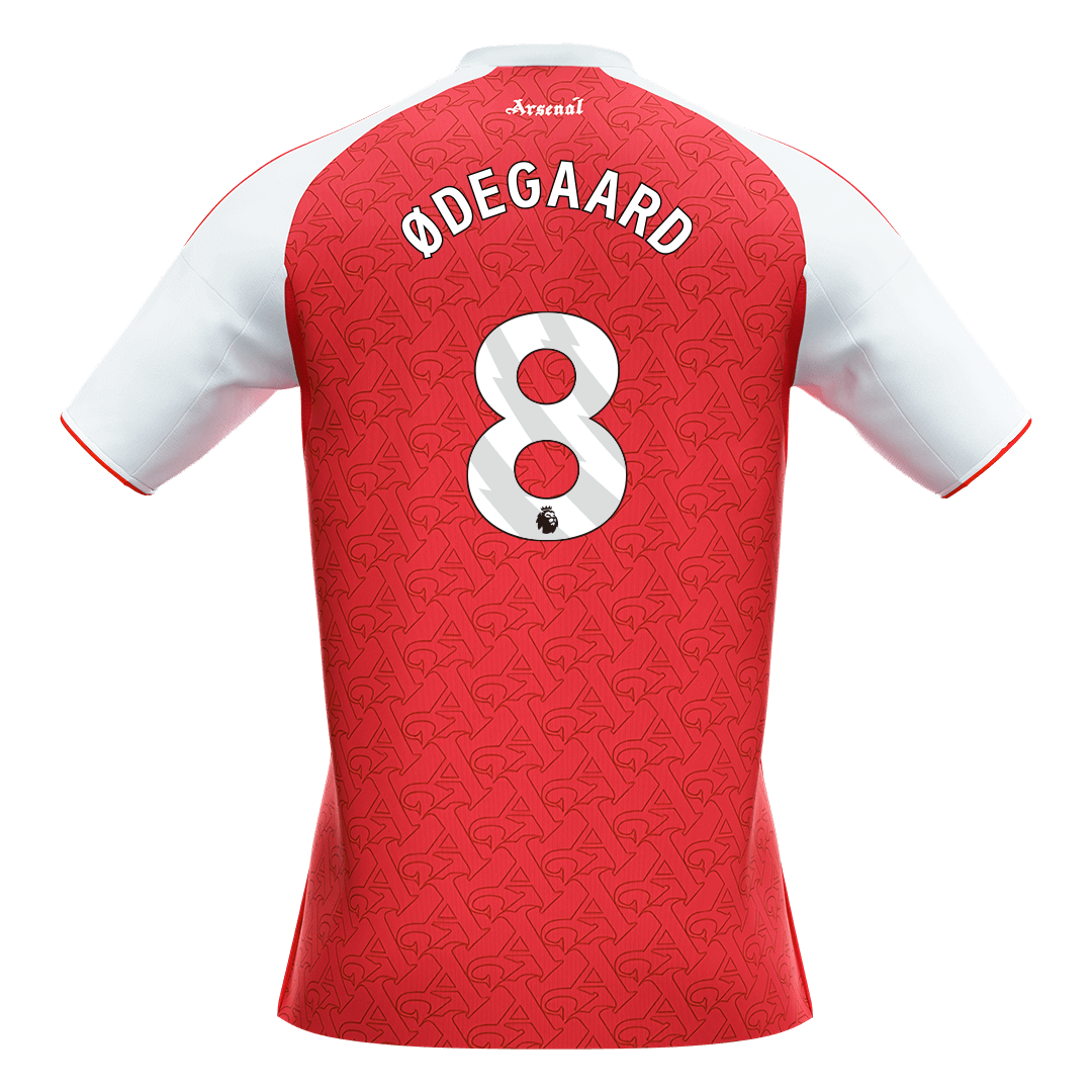 ØDEGAARD #8 Arsenal Mens Home Soccer Jersey 2025/26 Red [PREMIUM]