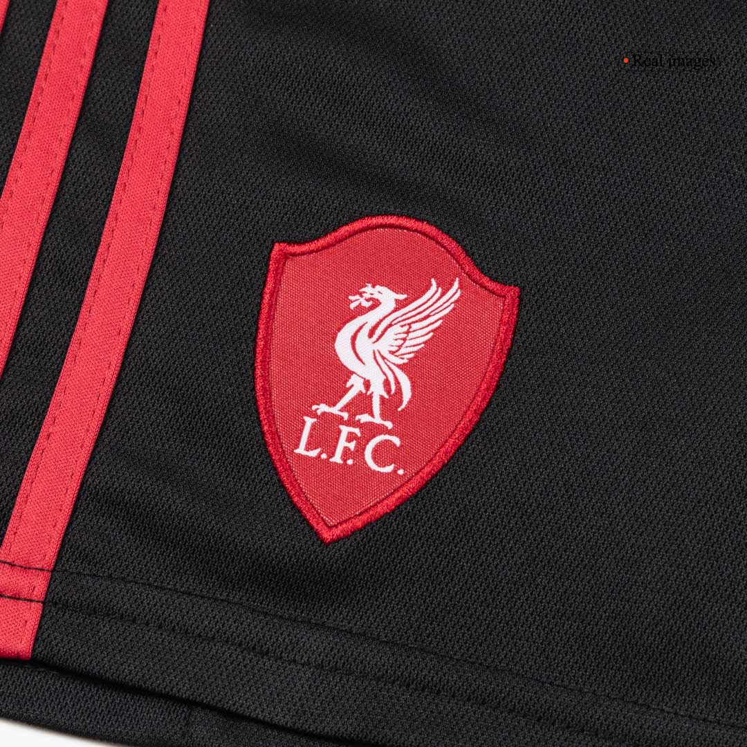 Liverpool Kids Away Soccer Kit 2025/26 White