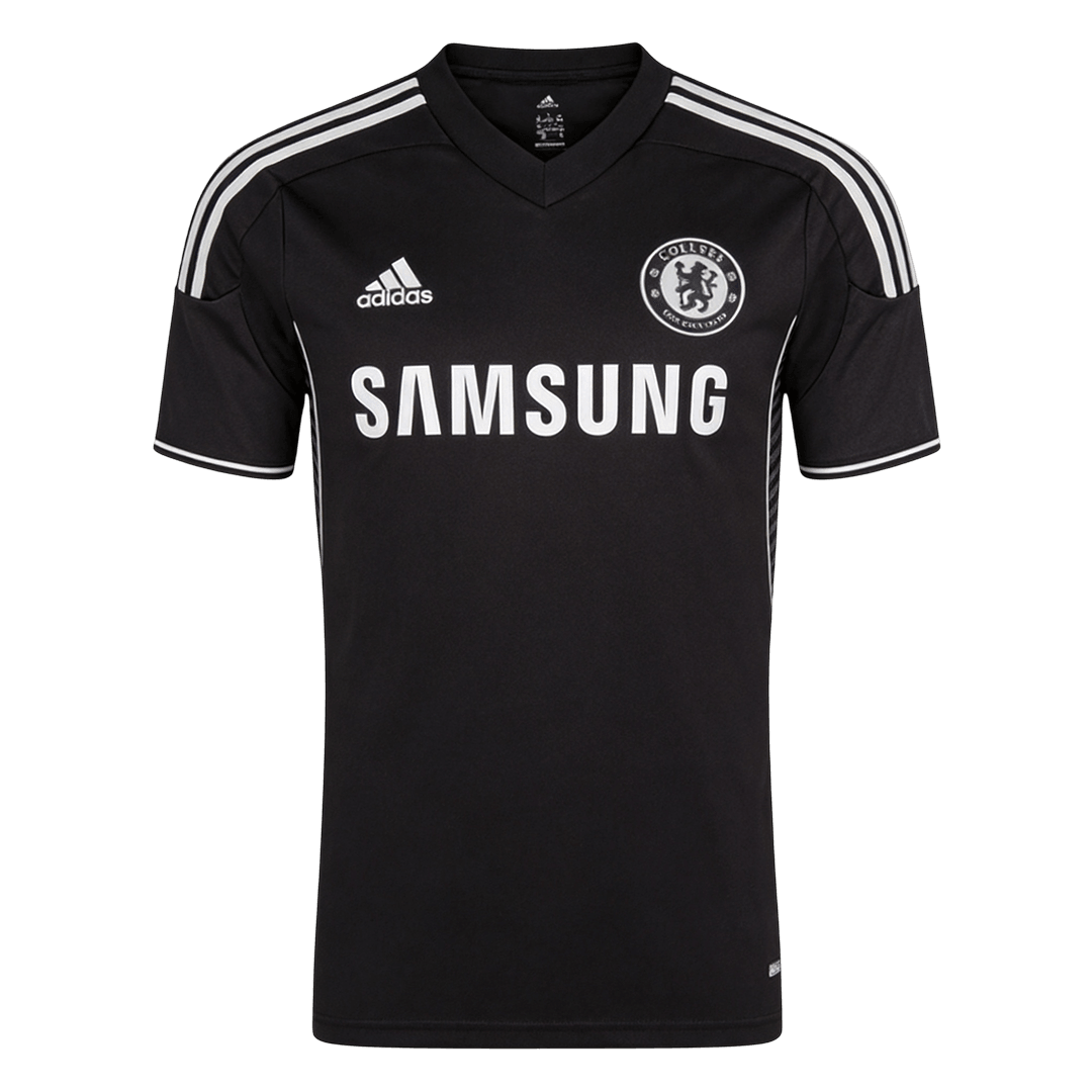 Retro Chelsea Mens Third Soccer Jersey 2013/14 Black