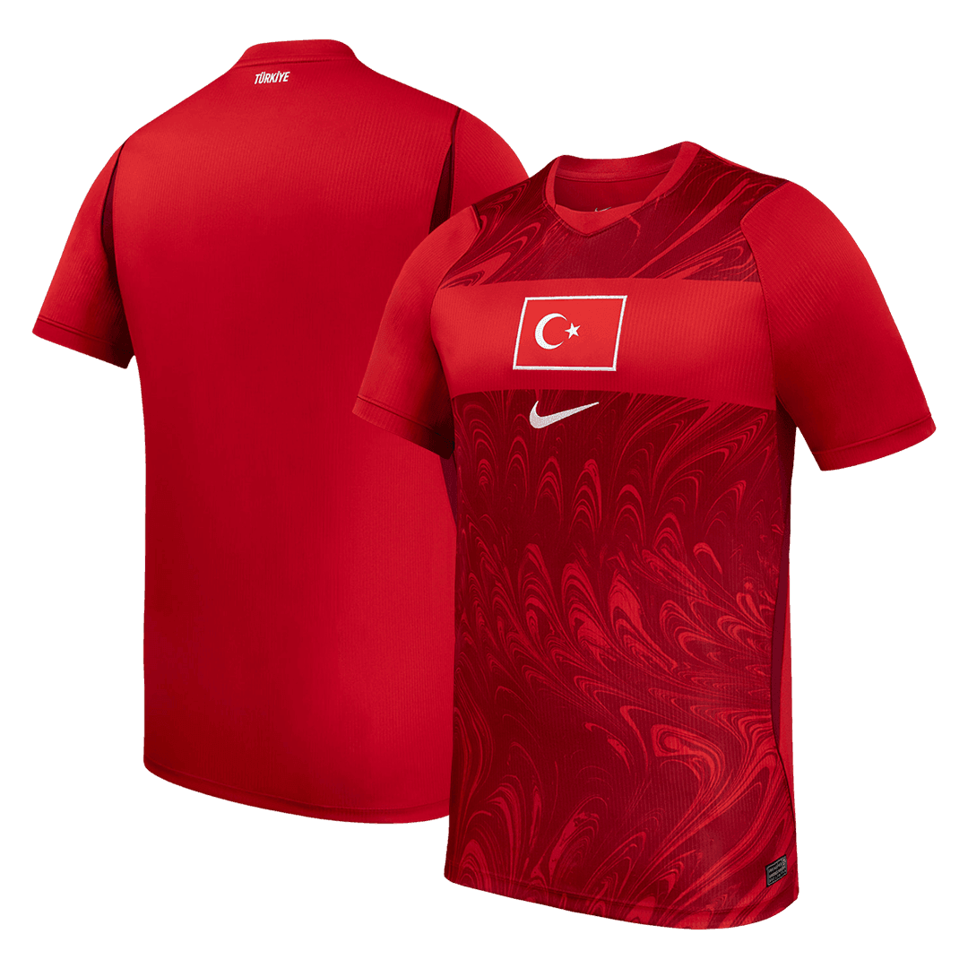 Turkey Mens Home Soccer Jersey World Cup 2026 Red