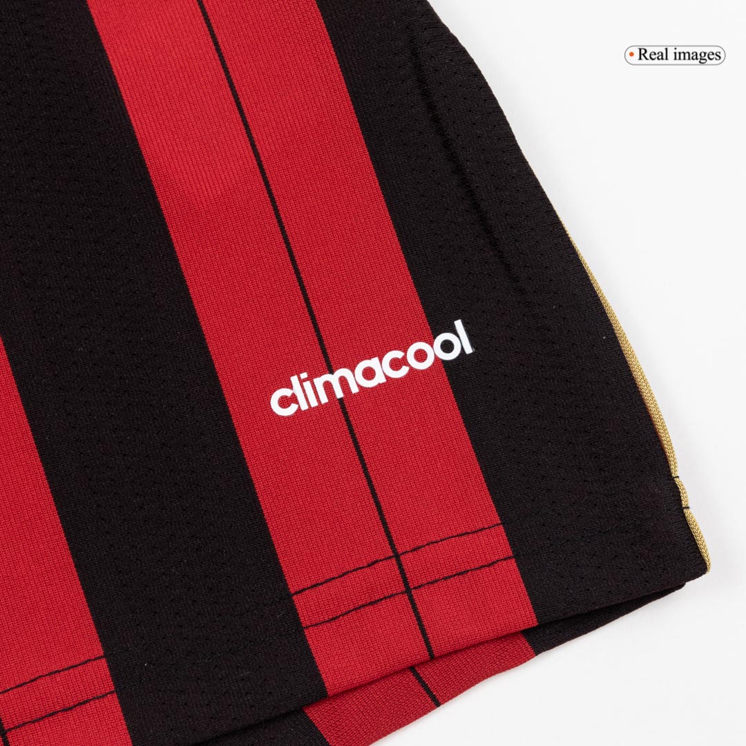 Retro AC Milan Mens Home Soccer Jersey 2013/14 Red&Black
