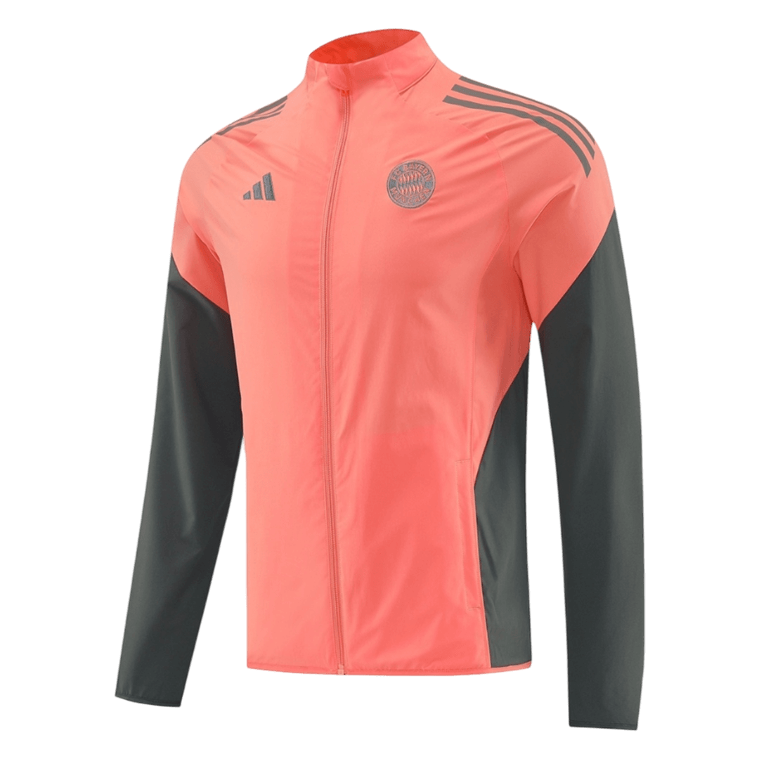 Bayern Munich Mens Windbreaker Jacket 2025/26 Orange