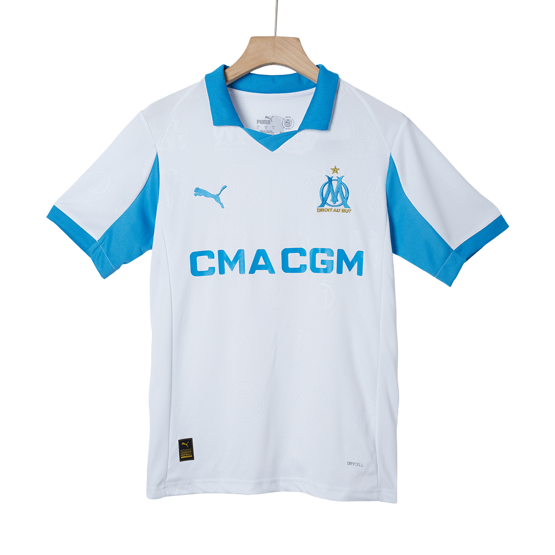 Marseille Mens Home Soccer Jersey 2025/26 White