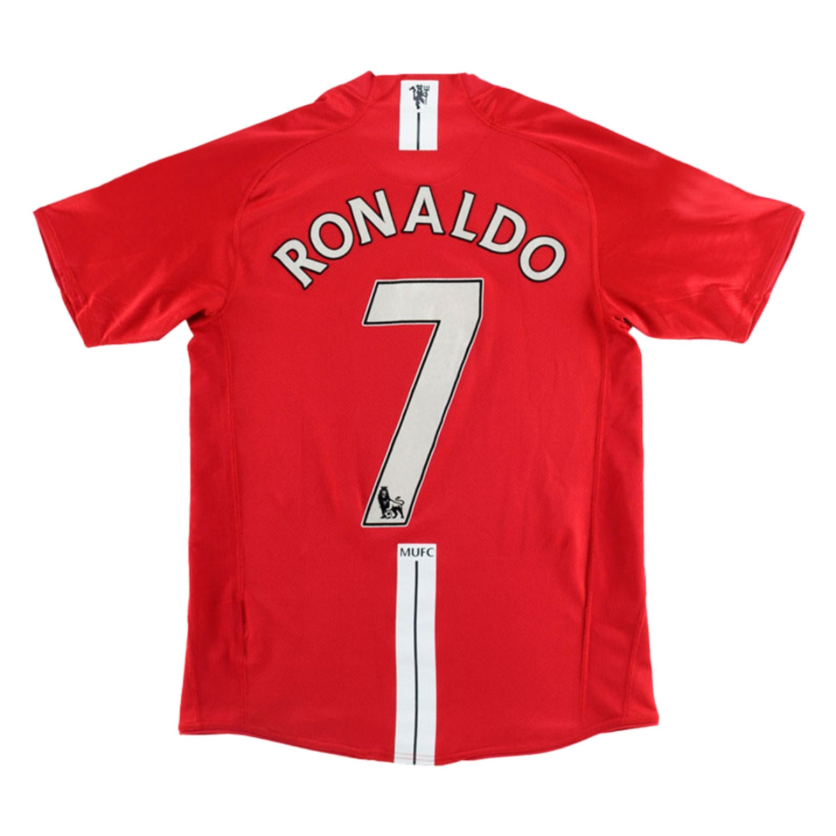Retro RONALDO #7 Manchester United Mens Home Soccer Jersey 2007/08 Red