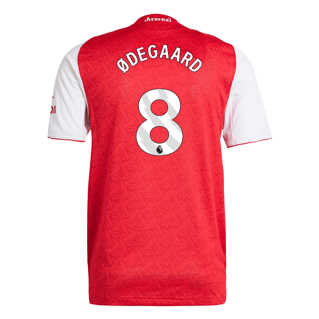 ØDEGAARD #8 Arsenal Mens Home Soccer Jersey 2025/26 Red - Player Version