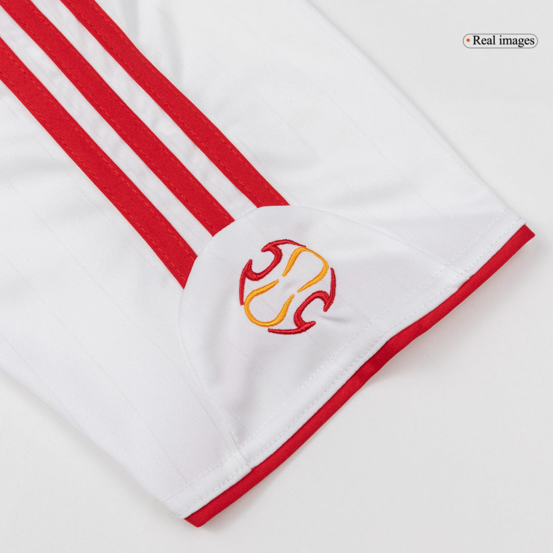 Retro Spain Mens Away Soccer Jersey 2006 White