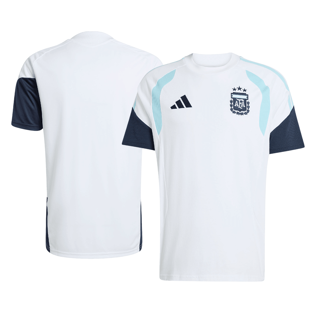 Argentina Mens Pre-Match Soccer Jersey World Cup 2026 White