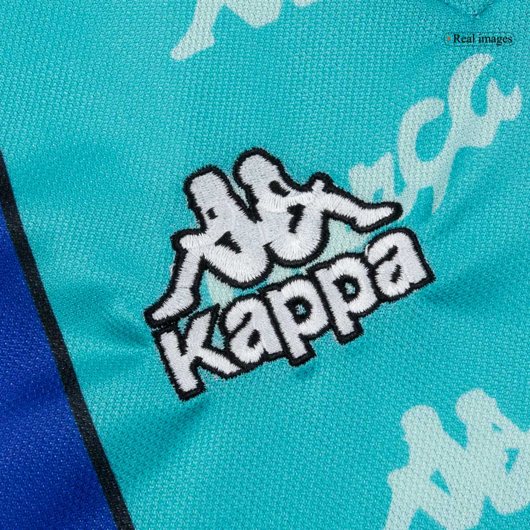 Retro Barcelona Mens Away Soccer Jersey 1996/97 Blue