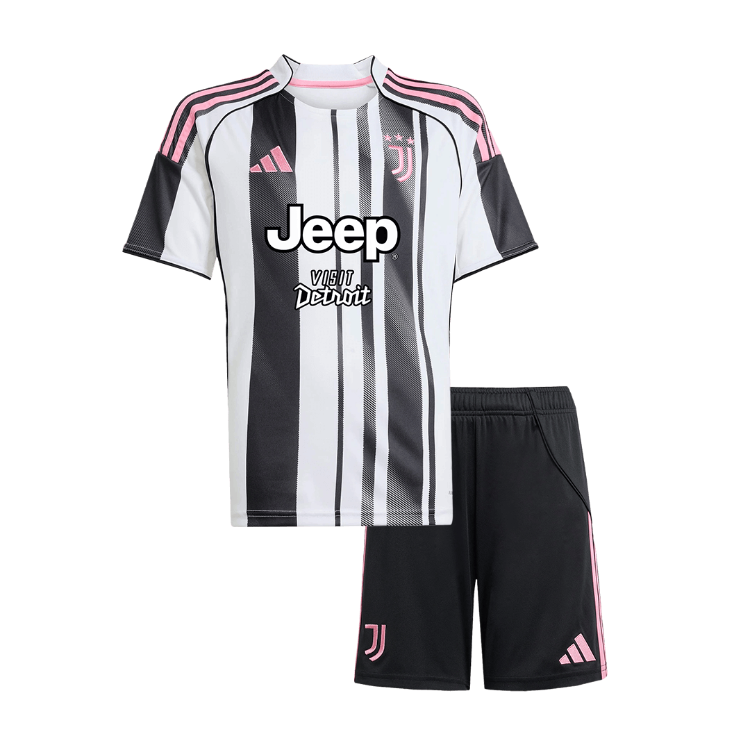 Juventus Kids Home Soccer Kit 2025/26 Black&White