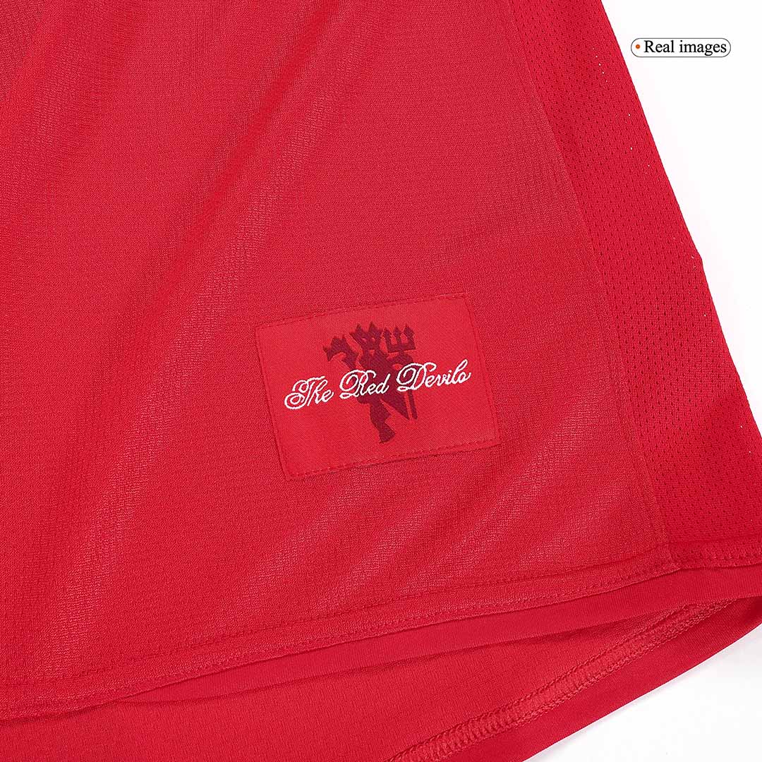 Retro Manchester United Mens Home Soccer Jersey 2007/08