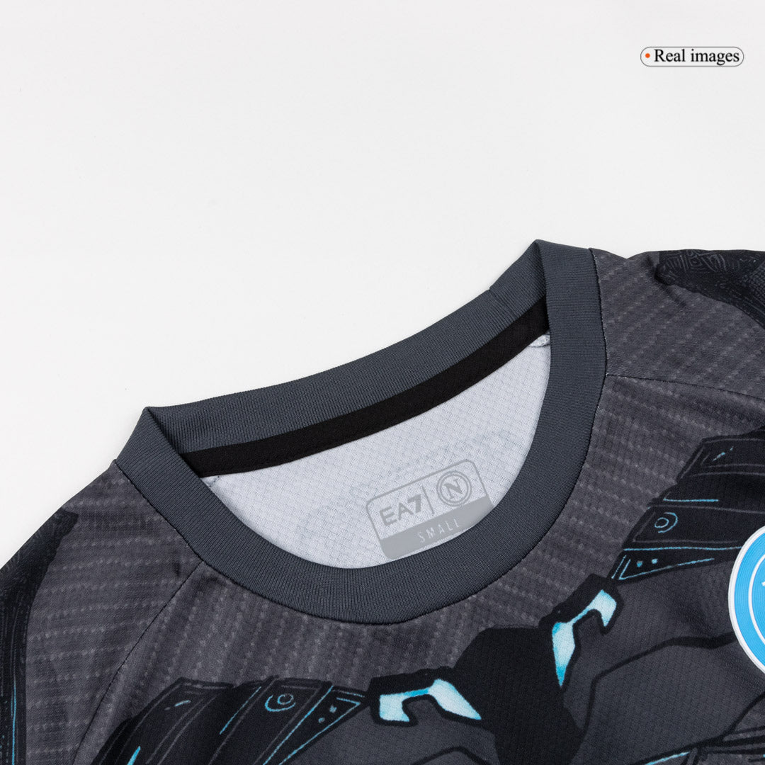 Napoli Mens Pre-Match Soccer Jersey 2025/26 Black