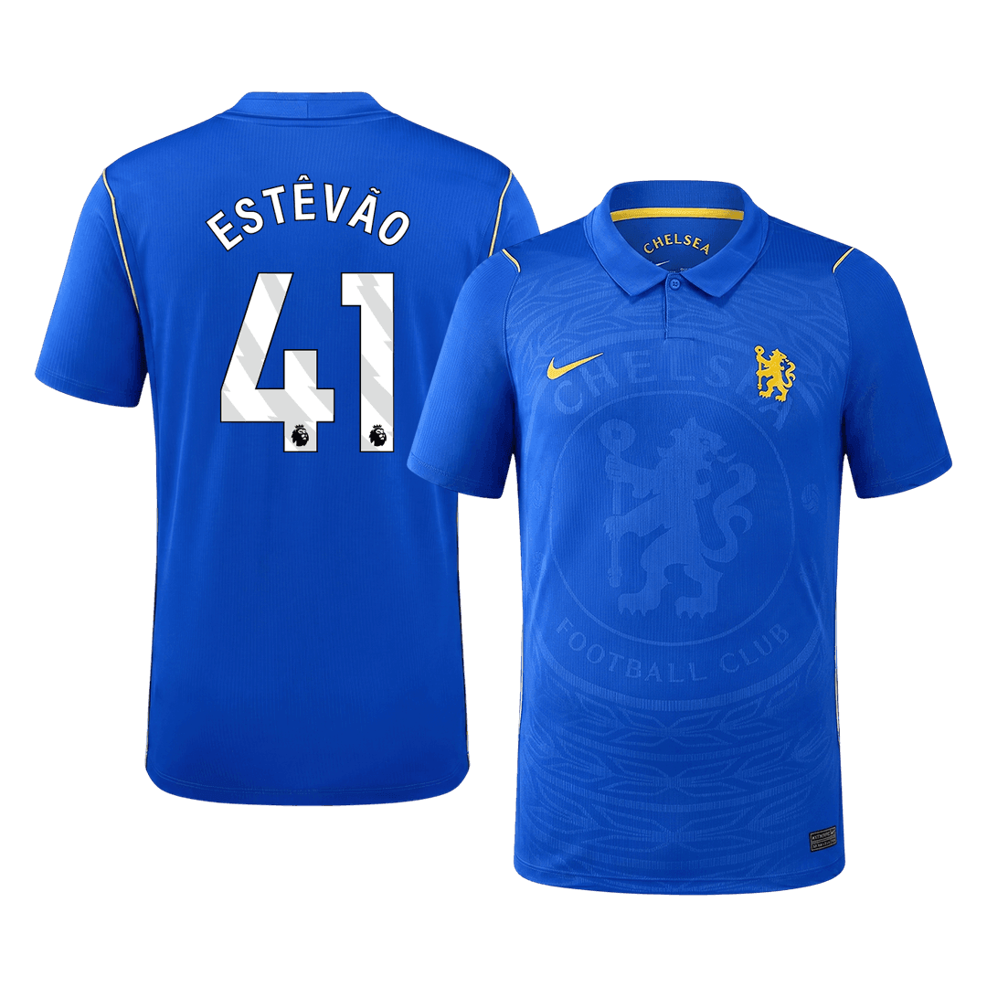ESTÊVÃO #41 Chelsea Mens Home Soccer Jersey 2026/27 Blue