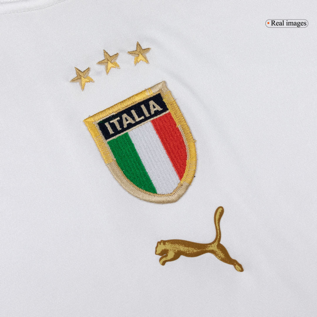 Retro Italy Mens Away Soccer Jersey 2004 White