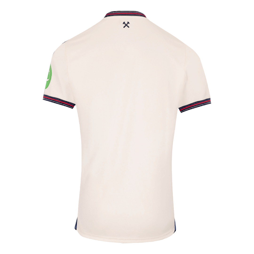 West Ham United Mens Away Soccer Jersey 2025/26 White